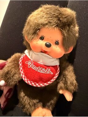 Monchhichi red bib Tokyo Japan